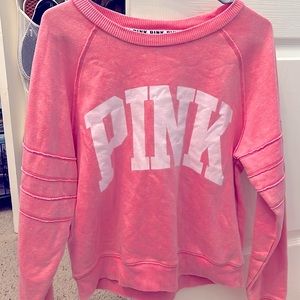 Coral/Pink Color Pink Brand Sweatshirt